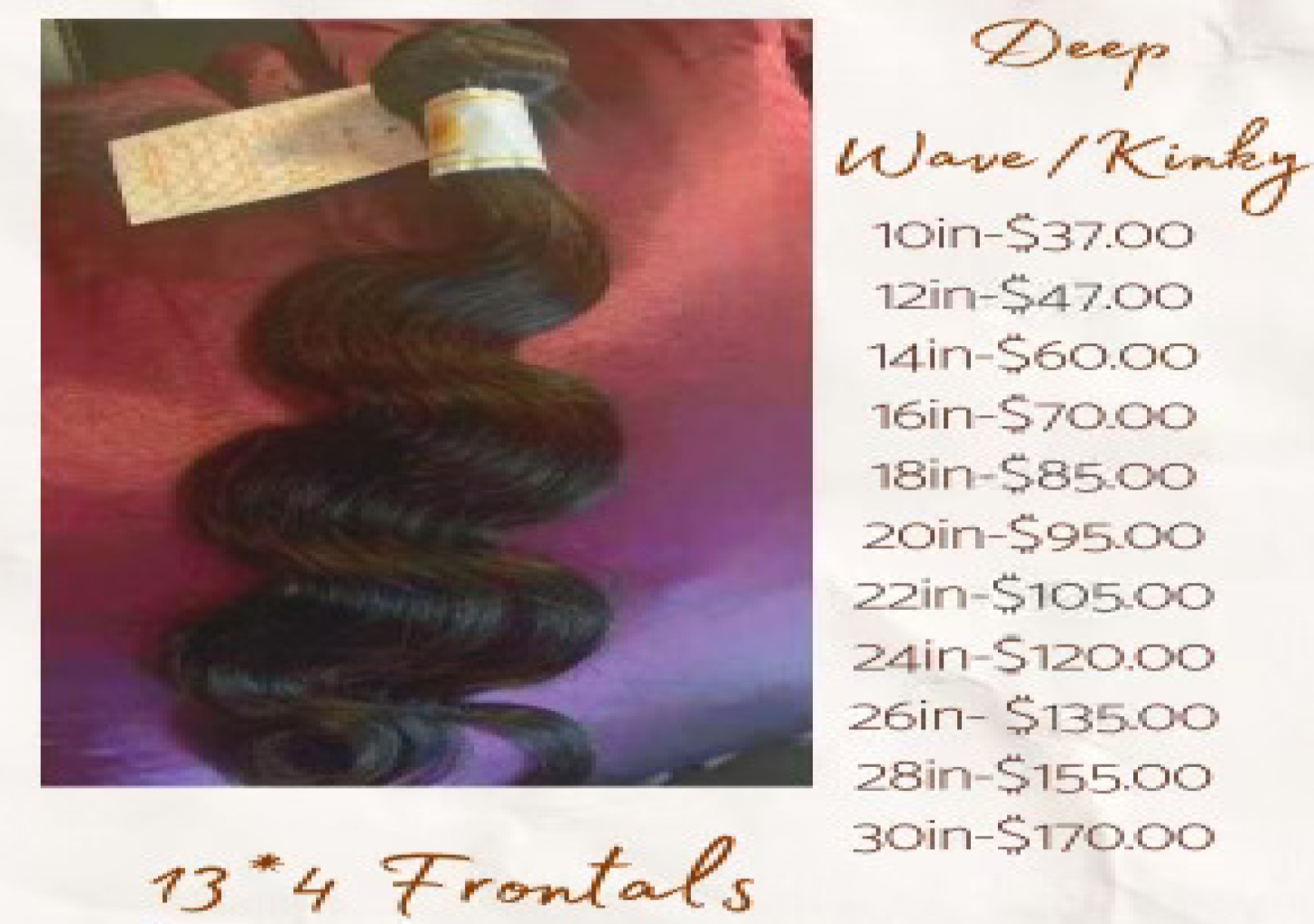14-16 inch extensions